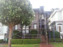 A recent exterior painting service job in the area